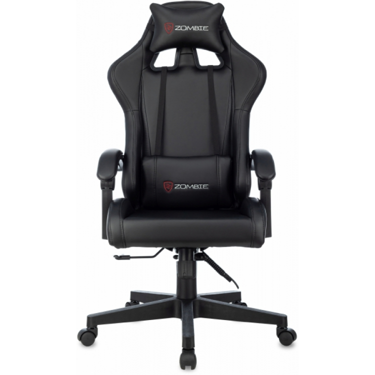Кресло игровое Zombie Game Tetra черный/карбон