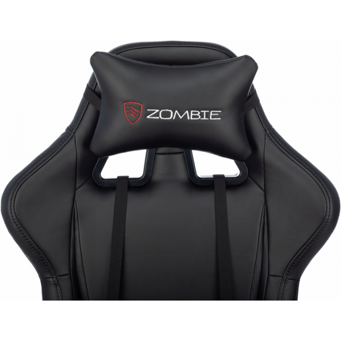 Кресло игровое Zombie Game Tetra черный/карбон