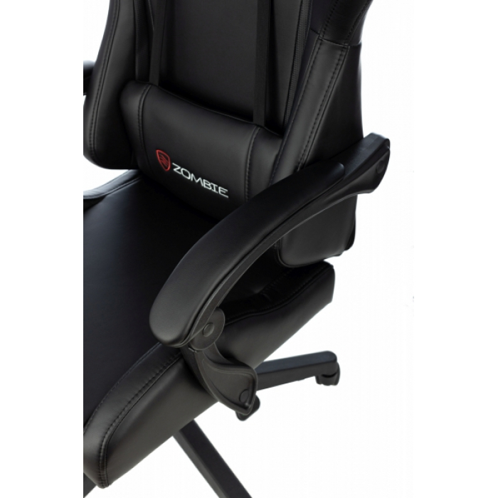 Кресло игровое Zombie Game Tetra черный/карбон