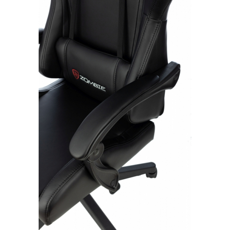 Кресло игровое Zombie Game Tetra черный/карбон