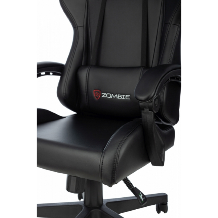 Кресло игровое Zombie Game Tetra черный/карбон