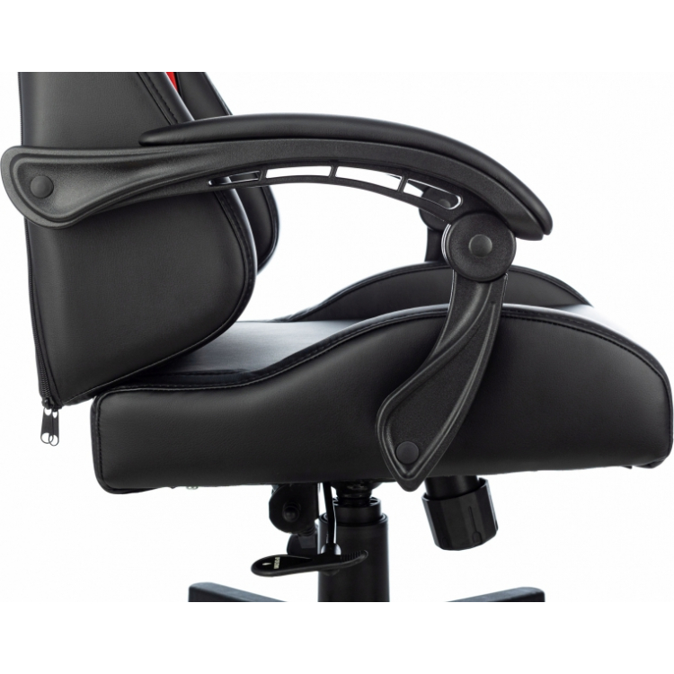 Кресло игровое Zombie Game Tetra черный/красный