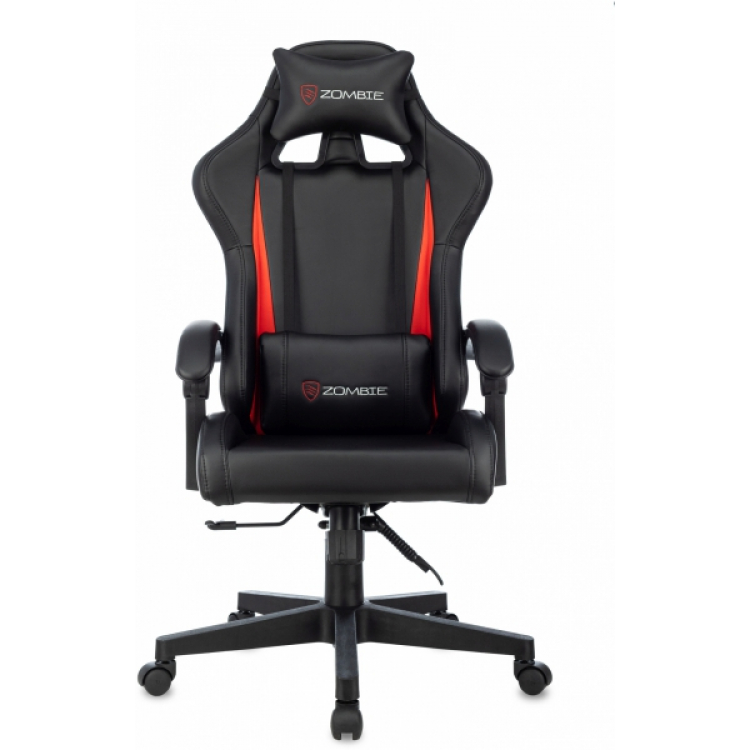 Кресло игровое Zombie Game Tetra черный/красный