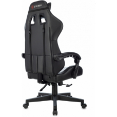 Кресло игровое Zombie Game Tetra черный/красный