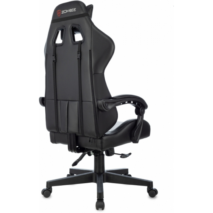 Кресло игровое Zombie Game Tetra черный/красный