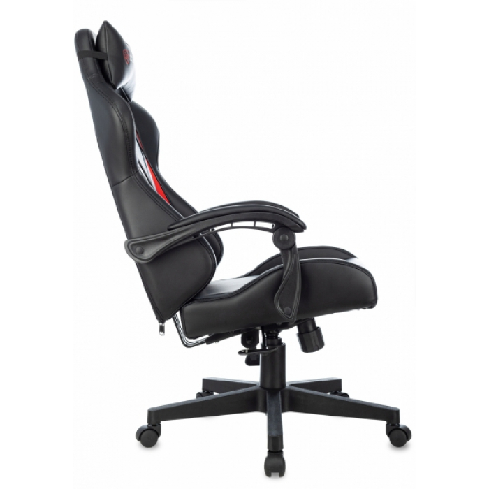 Кресло игровое Zombie Game Tetra черный/красный