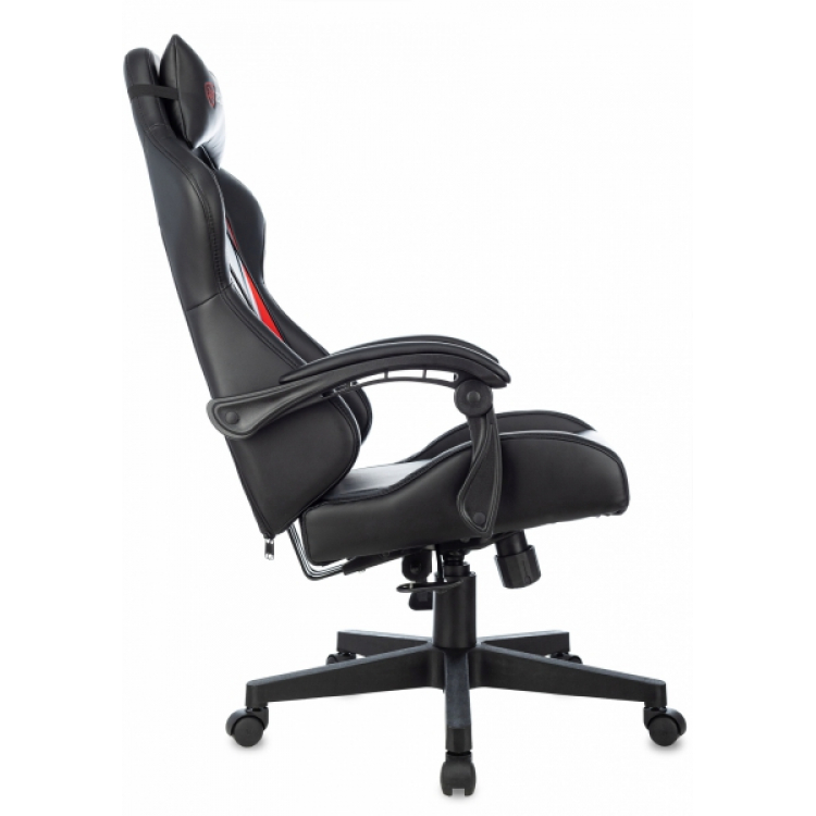 Кресло игровое Zombie Game Tetra черный/красный