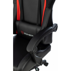 Кресло игровое Zombie Game Tetra черный/красный