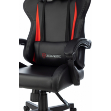 Кресло игровое Zombie Game Tetra черный/красный