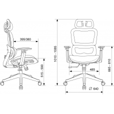 Кресло руководителя Бюрократ 831