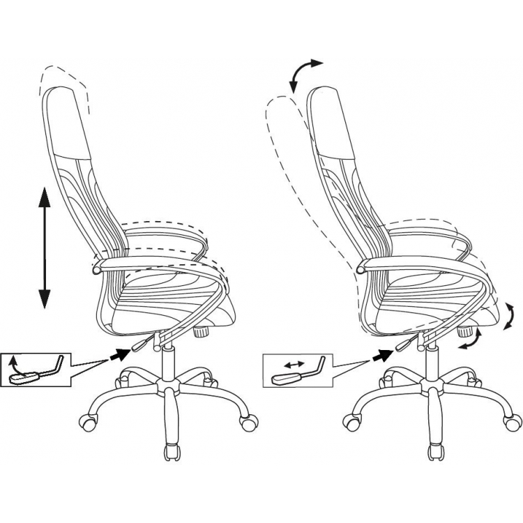 Кресло руководителя Бюрократ CH-610SL