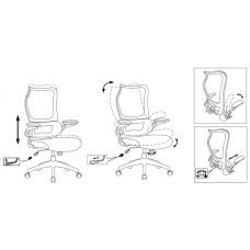 Кресло руководителя Бюрократ Sigma 1 Black