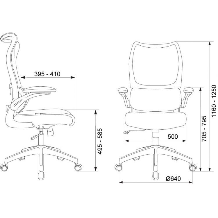 Кресло руководителя Бюрократ Sigma 1 Black