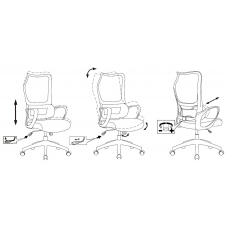 Кресло руководителя Бюрократ Sigma 2 Black