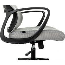 Кресло руководителя Бюрократ Wise Grey