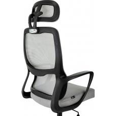 Кресло руководителя Бюрократ Wise Grey