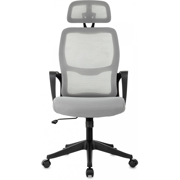 Кресло руководителя Бюрократ Wise Grey