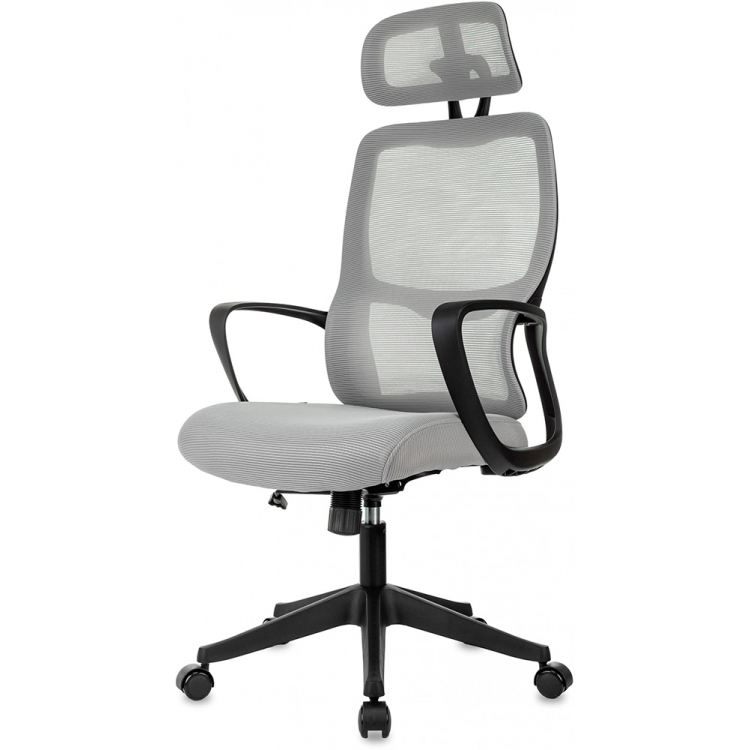 Кресло руководителя Бюрократ Wise Grey