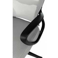 Кресло руководителя Бюрократ Wise Grey