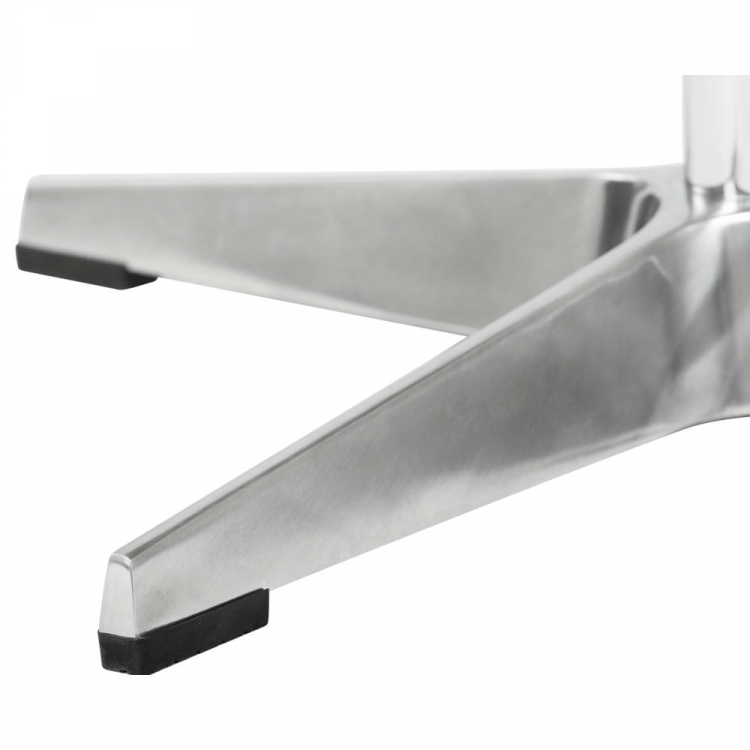 Кресло дизайнерское  SWAN, бежевая ткань IF1, алюминиевое основание