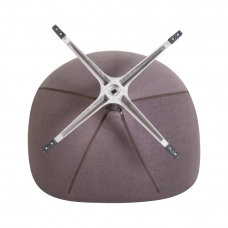 Кресло дизайнерское  EGG, серая ткань AF7