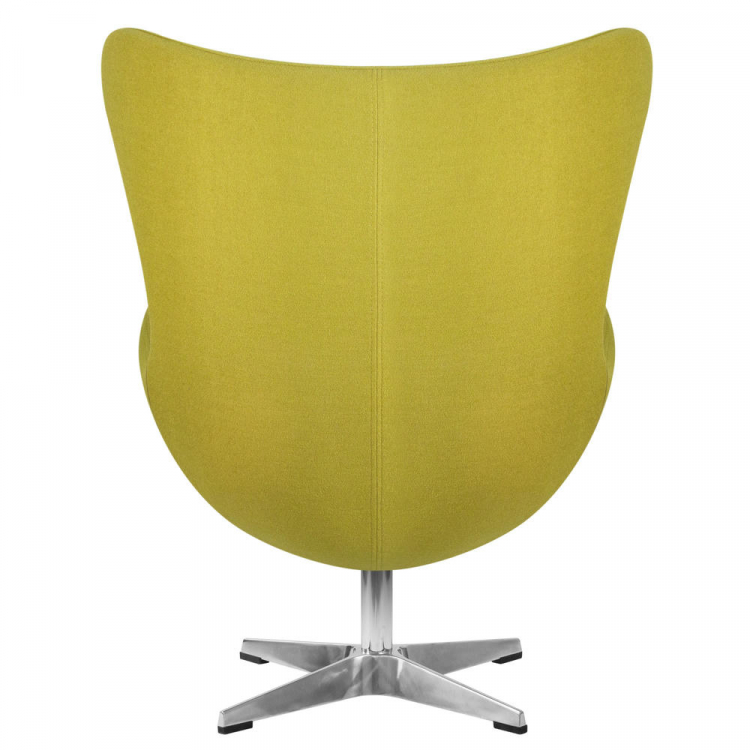Кресло дизайнерское  EGG, светло-зеленая ткань AF3