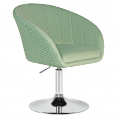 Кресло дизайнерское  EDISON, мятный велюр (1922-8)