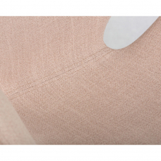 Кресло дизайнерское  SWAN, бежевая ткань IF1, алюминиевое основание