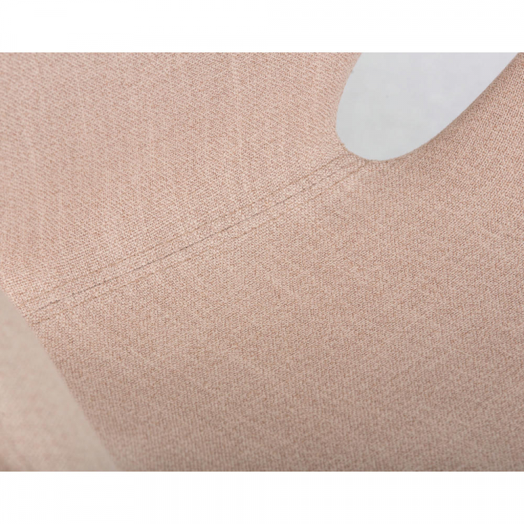 Кресло дизайнерское  SWAN, бежевая ткань IF1, алюминиевое основание