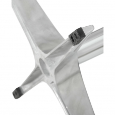 Кресло дизайнерское  SWAN, серая ткань IF11, алюминиевое основание