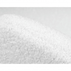 Кресло дизайнерское  EMILY, белый (букле) ткань , хромированная сталь