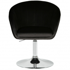 Кресло дизайнерское  EDISON, черный велюр (1922-21)