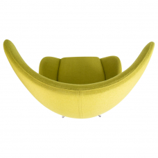 Кресло дизайнерское  EGG, светло-зеленая ткань AF3