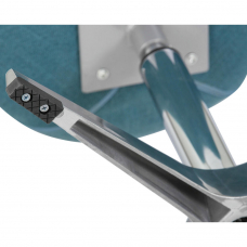 Кресло дизайнерское  SWAN, синяя ткань IF6, алюминиевое основание