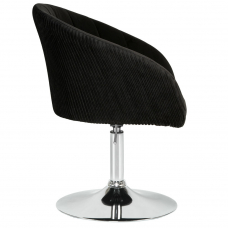 Кресло дизайнерское  EDISON, черный велюр (1922-21)