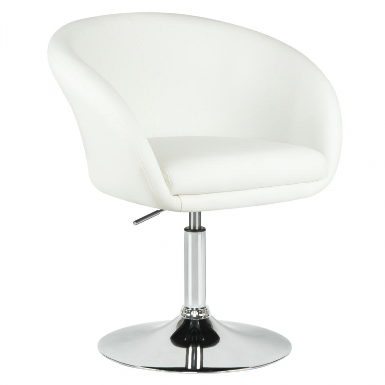 Кресло дизайнерское  EDISON, белый