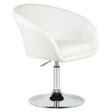 Кресло дизайнерское  EDISON, белый