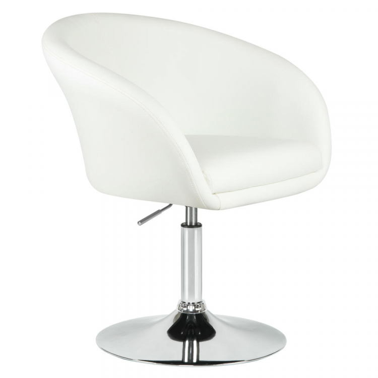 Кресло дизайнерское  EDISON, белый