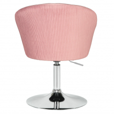 Кресло дизайнерское  EDISON, розовый велюр (1922-16)