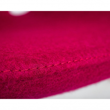 Кресло дизайнерское  SWAN, бордо ткань AF5, золотое основание