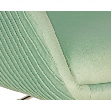 Кресло дизайнерское  EDISON, мятный велюр (1922-8)