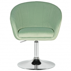 Кресло дизайнерское  EDISON, мятный велюр (1922-8)