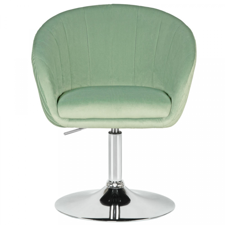 Кресло дизайнерское  EDISON, мятный велюр (1922-8)