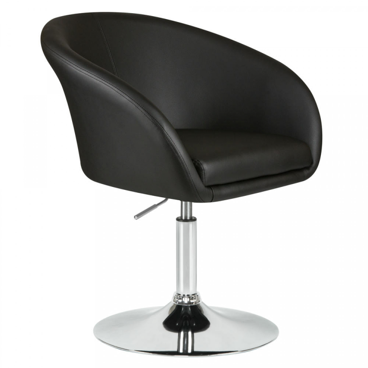 Кресло дизайнерское  EDISON, чёрный