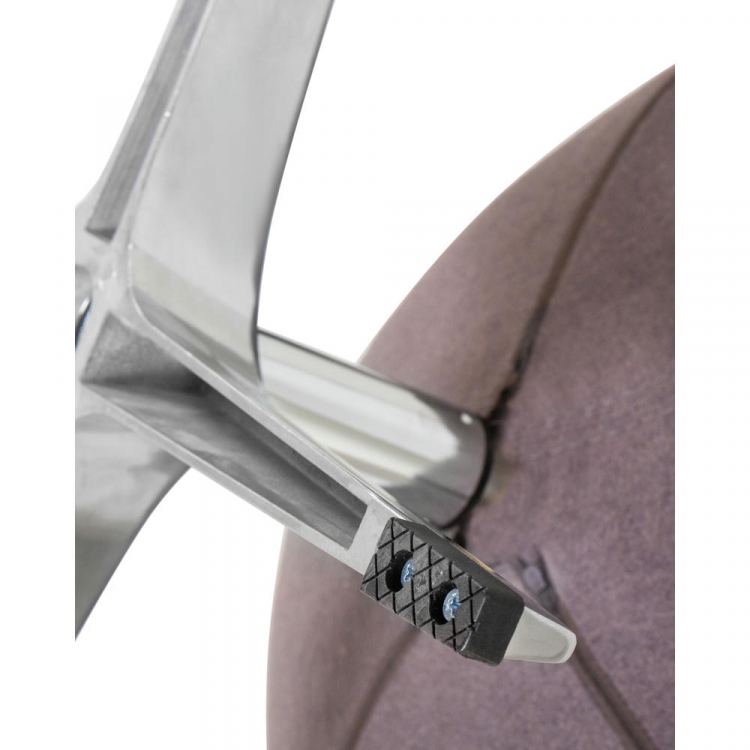 Кресло дизайнерское  EGG, серая ткань AF7