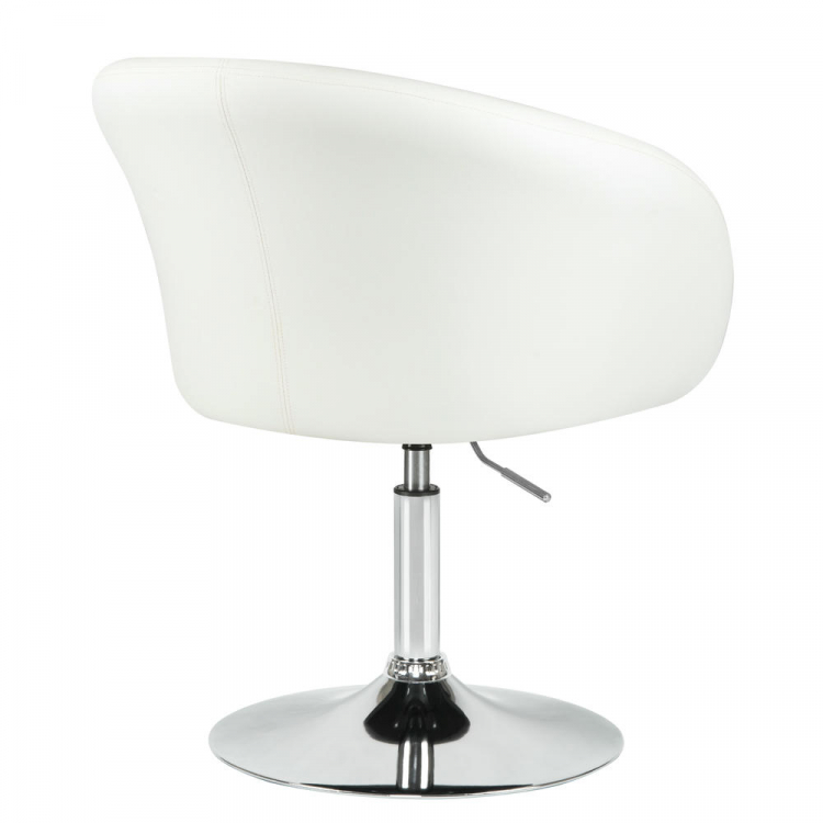 Кресло дизайнерское  EDISON, белый