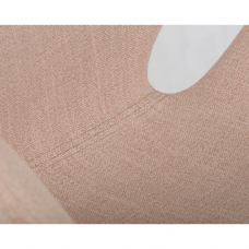 Кресло дизайнерское  SWAN, бежевая ткань IF1, алюминиевое основание