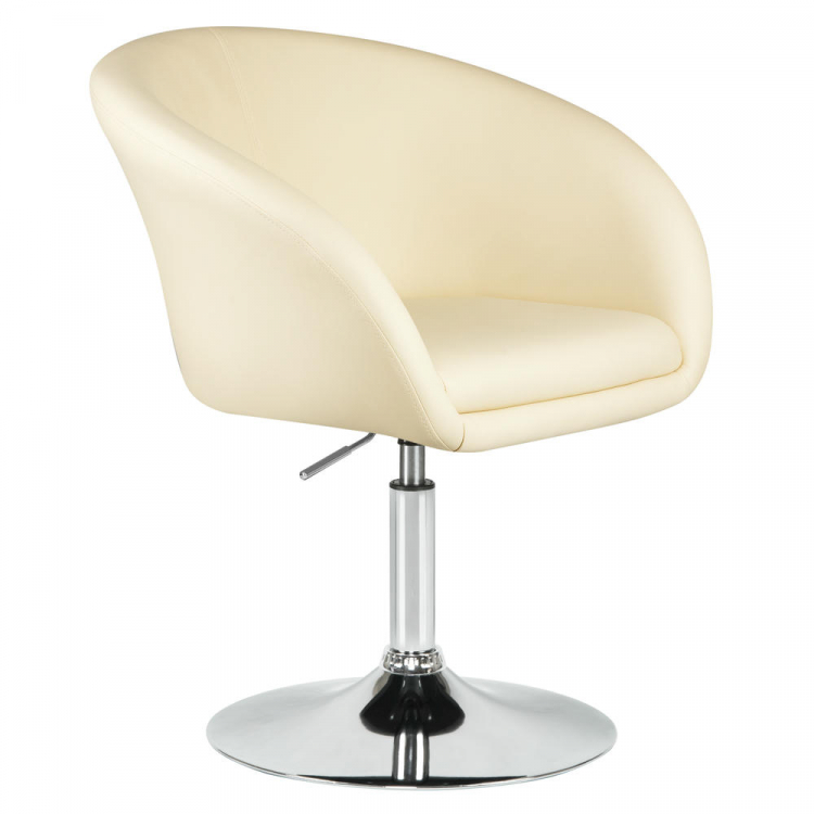 Кресло дизайнерское  EDISON, кремовый