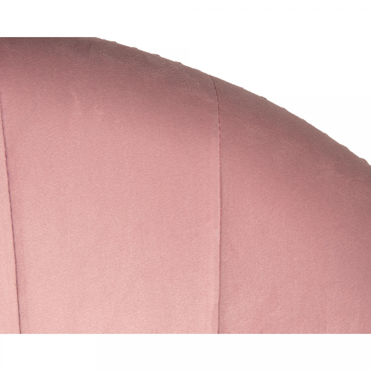 Кресло дизайнерское  EDISON, розовый велюр (1922-16)