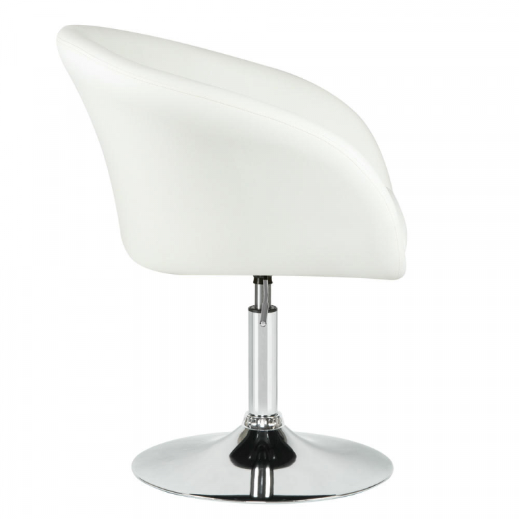 Кресло дизайнерское  EDISON, белый